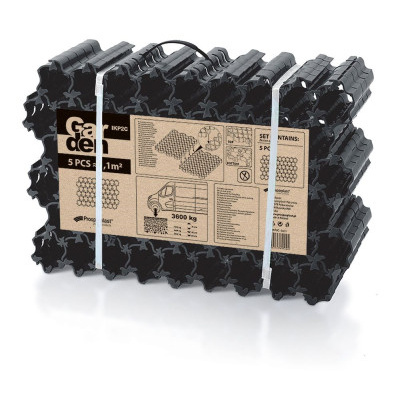 Prosperplast Zatravňovací tvárnice PLANT 60x40cm - 1,1m2, černá